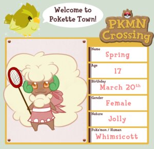 Rating: Safe Score: 0 Tags: animal_crossing avian beak bird blush brown_eyes butterfly_net clothing crossover dress e621 english_text female feral generation_5_pokemon humanoid looking_at_viewer net nintendo pokemon pokemon_(species) ribbons smile solo text twifeather whimsicott User: bunchy7s