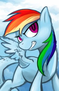 Rating: Safe Score: 0 Tags: 2012 blue_body blue_feathers blue_fur cloud e621 equid equine feathered_wings feathers female feral friendship_is_magic fur grin hair hasbro hobbes_maxwell mammal multicolored_hair my_little_pony mythological_creature mythological_equine mythology outside pegasus purple_eyes quadruped rainbow_dash_(mlp) rainbow_hair simple_background sky smile solo spread_wings tail wings User: bunchy7s