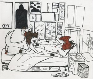 Rating: Explicit Score: 0 Tags: anthro armpit_hair bed bedroom big_breasts body_hair breasts canid canine canis chivez duo e621 erection female fox furniture genitals girl_chivez hi_res hybrid jewelry knot luxorslopski male mammal necklace nude penis spot_color tail wolf User: bunchy7s