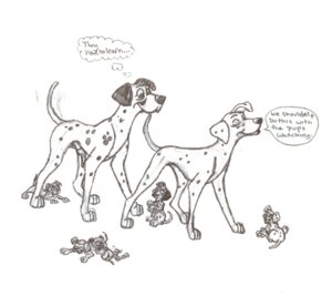 Rating: Explicit Score: 0 Tags: 101_dalmatians canine disney dog english_text erection female feral fur male monochrome penis perdita pongo rule34 speech_bubble thought_bubble User: bunchy7s