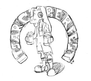 Rating: Safe Score: 0 Tags: alcohol anthro arcturus_(ein) beer beer_glass beverage biped black_and_white blep clothed clothing container cup dragon e621 einrotica food footwear hair holding_container holding_cup holding_object holidays lederhosen legwear long_hair looking_at_viewer low_res male monochrome mythological_creature mythological_scalie mythology oktoberfest scalie shoes simple_background sketch socks solo text tongue tongue_out traditional_media_(artwork) white_background User: bunchy7s
