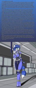 Rating: Questionable Score: 0 Tags: absurd_res anthro bdsm biped blue_body blue_fur blue_hair bondage bound bound_midriff canid canine e621 english_text female fox fur hair hi_res krystal_(star_fox) mammal nintendo raver1357 solo spacecraft standing star_fox submissive submissive_female text vehicle white_body white_fur User: bunchy7s