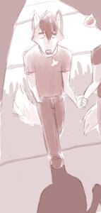 Rating: Safe Score: 0 Tags: anthro canid canine canis e621 eyes_closed hand_holding heart_symbol male mammal monochrome sketch solo tail walking wolf wolfyama User: bunchy7s Rating: Safe Score: 0 Tags: anthro canid canine canis e621 eyes_closed hand_holding heart_symbol male mammal monochrome sketch solo tail walking wolf wolfyama User: bunchy7s