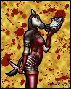 Rating: Explicit Score: 0 Tags: 2007 4:5 anaktis anthro armwear biped black_border blood blood_splatter bodily_fluids border bottomwear clothing death decapitation digital_media_(artwork) duo e621 elbow_gloves equid equine face_grab female footwear french_kissing garter_straps giraffid gloves gore handwear headshot_portrait horn kissing knife legwear mammal okapi portrait red_armwear red_bottomwear red_clothing red_handwear red_legwear red_topwear severed_body_part severed_head side_view socks solo_focus standing stripes tail thigh_highs thigh_socks three-quarter_portrait tongue topwear zebra User: bunchy7s