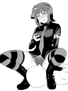 Rating: Explicit Score: 0 Tags: 1boy 1girls amami_haruka blush blush_lines boots bow faceless_male facesitting female groping human idolmaster male monochrome nose_to_vagina panties pussy rule34 stockings straight striped_legwear sweatdrop tie tsurui white_background User: bunchy7s