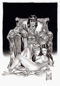 Rating: Explicit Score: 0 Tags: 1boy 1girls 2011 big_muscles breasts clothed_male_nude_female conan conan_the_barbarian_(series) female gene_espy greyscale human looking_at_viewer lying male marvel marvel_comics monochrome muscles nipples nude nude_female realistic rule34 sitting sword tagme zenobia User: bunchy7s