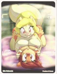 Rating: Explicit Score: 0 Tags: absurd_res anthro bed big_breasts blonde_hair breast_size_difference breast_squish breasts breasts_frottage brown_eyes brown_hair camera_view cream_(miu) duo e621 eric_schwartz female female/female fur furniture hair hand_on_hip hi_res looking_at_viewer lying mammal nipples nude on_back on_bed open_mouth orange_body orange_fur peaches_(miu) rodent sciurid sex smile squish tail tree_squirrel User: bunchy7s