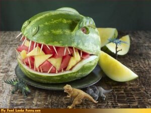 Rating: Safe Score: 0 Tags: 4:3 ambiguous_gender dinosaur e621 elemental_creature feral flora_fauna food food_creature fruit grandfathered_content group humor living_fruit living_watermelon low_res melon my_food_looks_funny plant prehistoric_species real reptile saurischian scalie solo_focus theropod tyrannosaurid tyrannosauroid tyrannosaurus tyrannosaurus_rex unknown_artist watermelon User: bunchy7s