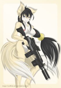 Rating: Explicit Score: 0 Tags: anthro breasts canid canine canis e621 female fluffy_(metal-renamon) genitals gun hi_res jewelry looking_at_viewer mammal metal-renamon necklace nude ranged_weapon rifle solo tail vulva weapon wolf User: bunchy7s