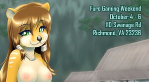 Rating: Questionable Score: 0 Tags: :3 abluedeer address advertisement anthro breasts brown_hair digital_media_(artwork) e621 english_text female fgw furoticon green_eyes hair jewelry long_hair looking_at_viewer mammal mustelid necklace nipples nude otter riverhouse_attendant solo text trading_card_game User: bunchy7s