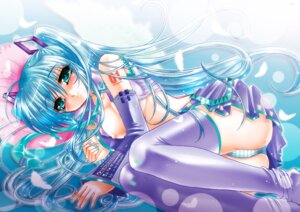 Rating: Explicit Score: 0 Tags: 1girl aoiuraraka aqua_eyes aqua_hair blush boots breasts detached_sleeves feathers female hatsune_miku large_breasts long_hair lying medium_breasts necktie nipples on_side open_clothes open_shirt panties pillow rule34 shirt skirt smile solo striped striped_panties thigh_boots thighhighs tied_hair twintails underwear very_long_hair vocaloid zettai_ryouiki User: bunchy7s