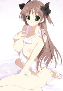 Rating: Explicit Score: 0 Tags: amatsuka_haruka apron ass baby_princess barefoot between_breasts blush bow breasts brown_hair clothes_between_breasts feet female green_eyes hairbow kusaka_souji naked_apron nipples rule34 sitting User: bunchy7s