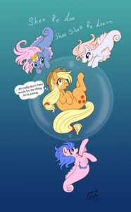 Rating: Safe Score: 0 Tags: 2011 applejack_(mlp) aquatic blonde_hair blue_hair clothing cutie_mark e621 earth_pony english_text equid equine european_mythology female feral fish friendship_is_magic greek_mythology group hair hasbro hat headgear headwear hippocampus horse jenasu mammal mlp_g1 my_little_pony mythology pink_hair pony pre-g4 quadruped seahorse sealight_(mlp) seawinkle_(mlp) simple_background syngnathid syngnathiform tail text toony underwater water wavedancer_(mlp) User: bunchy7s