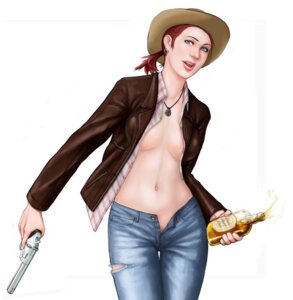 Rating: Explicit Score: 0 Tags: 1girls alcohol bottle casual clothing english_text fallout fallout_new_vegas female female_only firearm handgun headwear human neckwear no_artist open_clothes open_outerwear outerwear pale_skin pubic_hair_peek revolver rose_of_sharon_cassidy rule34 solo solo_female tagme text weapon 頼光 User: bunchy7s