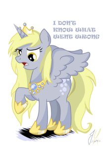 Rating: Safe Score: 0 Tags: crown cutie_mark derpy_hooves_(mlp) e621 equid equine feathered_wings feathers female feral friendship_is_magic hair hasbro headgear hi_res horn img01_(artist) mammal my_little_pony mythological_creature mythological_equine mythology quadruped solo tail teammagix winged_unicorn wings User: bunchy7s