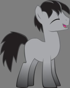 Rating: Safe Score: 0 Tags: alpha_channel big_eyes black_hair e621 equid equine eyes_closed feral friendship_is_magic fur grey_body grey_fur grey_hoof_(mlp) hair hasbro horse male mammal my_little_pony nude open_mouth open_smile pony quadruped short_hair side_view simple_background smile solo story_of_the_blanks tail toony transparent_background trotsworth User: bunchy7s
