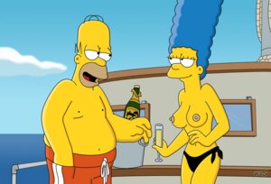 Rating: Questionable Score: 0 Tags: blue_hair breasts clothes color day female hair homer_simpson human male marge_simpson nipples outdoors rule34 smile tagme the_simpsons topless wvs yellow_skin User: bunchy7s