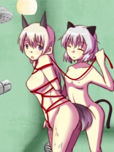 Rating: Explicit Score: 0 Tags: 2girls arms_behind_back bondage breasts cat_ears cat_tail eila_ilmatar_juutilainen female fingering flat_chest fox_ears fox_tail himero multiple_females multiple_girls naked purple_eyes rope_bondage rope_harness rule34 sanya_v._litvyak silver_hair small_breasts strike_witches tagme world_witches_series yuri User: bunchy7s