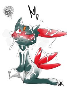 Rating: Explicit Score: 0 Tags: ambiguous_gender anthro blush bodily_fluids cum cum_covered e621 excessive_cum excessive_genital_fluids generation_2_pokemon genital_fluids japanese_text messy mukomizu_kintora nintendo one_eye_closed pokemon pokemon_(species) simple_background sneasel solo text translated white_background User: bunchy7s