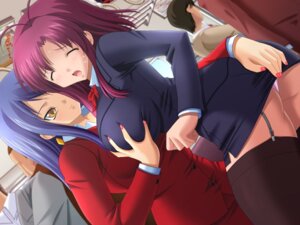 Rating: Explicit Score: 0 Tags: antenna_hair blush breast_grab breasts business_suit chijo chikan female formal game_cg garters huge_breasts hyuuga_misaki lingerie miniskirt multiple_females multiple_girls natsumi_(yureru_kyonyuu_chijo_ressha) onomeshin panties pantyshot rule34 skirt skirt_suit suit sweat thighhighs underwear yureru_kyonyuu_chijo_ressha yuri User: bunchy7s