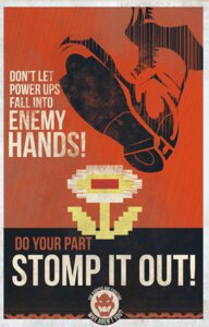 Rating: Safe Score: 0 Tags: ambiguous_gender boots bowser clothing disembodied_leg duo e621 english_text flower footwear fro_design koopa mario_bros nintendo plant poster poster_template power-up propaganda scalie shoes text User: bunchy7s