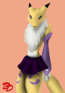 Rating: Questionable Score: 0 Tags: anthro armwear bandai_namco black_sclera bottomwear bridal_gauntlets canid canine clothing countershading digimon digimon_(species) digital_media_(artwork) e621 female fur gloves handwear looking_at_viewer mammal markings multicolored_body multicolored_fur naturally_censored neck_tuft portrait purple_armwear purple_bottomwear purple_clothing purple_handwear purple_markings renamon rock simple_background skirt sliane solo tail tan_background three-quarter_portrait tuft two_tone_body two_tone_fur white_body white_fur wiskar yellow_body yellow_fur yellow_tail yin_yang User: bunchy7s