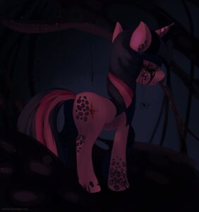 Rating: Questionable Score: 0 Tags: 2012 arachnid arthropod blood bodily_fluids crying dark detailed_background e621 equid equine eyes_closed female feral friendship_is_magic fur gore hair hasbro hi_res horn kohtek mammal multicolored_hair my_little_pony mythological_creature mythological_equine mythology nightmare_fuel pink_body pink_fur pink_hair purple_hair quadruped scab solo spider tail tears text trypophobia twilight_sparkle_(mlp) two_tone_hair unicorn url what_has_magic_done wounded User: bunchy7s