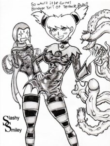 Rating: Explicit Score: 0 Tags: 2girls dc dc_comics female jinx_(dc) monochrome multiple_females multiple_girls rachel_roth raven_(dc) rule34 sketch slashysmiley straight_hair teen_titans tentacle User: bunchy7s