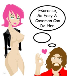 Rating: Explicit Score: 0 Tags: 1boy 1girls erin_esurance esurance female geico geico_caveman male rule34 sos_(soshimi) tagme User: bunchy7s