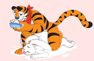 Rating: Explicit Score: 0 Tags: 3_fingers 3_toes :3 anal anal_penetration anthro ass_up barefoot big_feet black_eyes blue_body blue_nose blue_skin blush border bowl cereal claws container countershading crossover cutlery digital_media_(artwork) dominant duo e621 eyes_closed feet felid femboy fingers food from_behind_position frosted_flakes fur general_mills glistening grasp happy holding_food holding_object kellogg's kitchen_utensils lagomorph larger_dom larger_male leporid long_ears looking_down male male/male male_penetrated male_penetrating male_penetrating_male mammal mascot muscular muscular_male nude open_mouth pantherine pawpads paws penetration pink_background pink_body pink_nose pink_skin rabbit seth-iova sex shadow sharp_teeth simple_background size_difference smaller_male smile spoon teeth tiger toe_claws toes tony_the_tiger tools trix trix_(cereal) trix_rabbit whiskers white_body white_border white_fur yellow_eyes User: bunchy7s