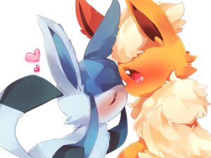 Rating: Safe Score: 0 Tags: 4:3 ambiguous_gender blush duo e621 eeveelution eyes_closed feral flareon generation_1_pokemon generation_4_pokemon glaceon makoto_(artist) nintendo pokemon pokemon_(species) red_eyes User: bunchy7s
