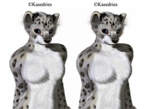 Rating: Safe Score: 0 Tags: 3d_(artwork) anthro breasts cross_eye_stereogram digital_media_(artwork) e621 featureless_breasts felid female half-length_portrait kasedries leopard leopard_spots mammal nude pantherine portrait side_by_side_stereogram simple_background snow_leopard solo spots stereogram white_background User: bunchy7s