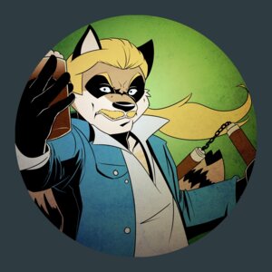 Rating: Safe Score: 0 Tags: 1970s_theme 1:1 anthro black_nose blonde_hair clamcrusher e621 hair male mammal procyonid raccoon solo tail User: bunchy7s