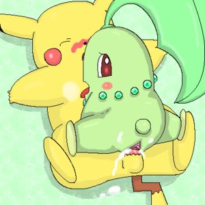 Rating: Explicit Score: 0 Tags: balls chikorita closed_eyes color cum female green_skin insertion interspecies leaf male nintendo open_eyes penis pikachu pokemon pussy rule34 sex straight tagme testicles vaginal_penetration vulva yellow_fur User: bunchy7s
