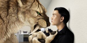 Rating: Safe Score: 0 Tags: 2013 2:1 5_fingers ambiguous_gender anthro black_hair black_lips black_nose black_pawpads brown_body brown_eyes brown_fur claws detailed detailed_background detailed_ear duo e621 eye_contact eyelashes fangs felid feral fingers fur furniture green_eyes hair hi_res human inner_ear_fluff inside jocarra lips long_fangs long_mouth looking_at_another male male/ambiguous mammal no_sclera pawpads paws photorealism prehistoric_species realistic red_lips saber-toothed_tiger side_view snout table teeth tuft white_body white_claws white_fur User: bunchy7s