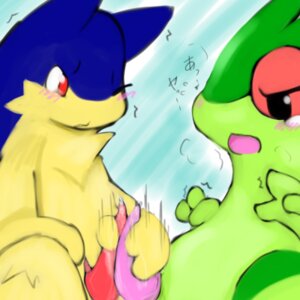 Rating: Explicit Score: 0 Tags: 1:1 animal_genitalia ardest black_eyes blue_ears blush bodily_fluids breath dialogue digital_media_(artwork) duo e621 erection feral flygon frottage fur generation_2_pokemon generation_3_pokemon genital_fluids genital_slit genitals green_body hand_on_penis handjob_frottage japanese_text low_res male male/male nintendo open_mouth penile penis penises_touching pink_penis pokemon pokemon_(species) precum quilava red_eyes sex shaking text translated yellow_body yellow_fur User: bunchy7s