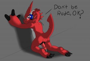 Rating: Explicit Score: 0 Tags: 3_fingers 3_toes anthro anus axl_shoutmon bandai_namco barefoot biped blue_eyes bodily_fluids butt claws dialogue digimon digimon_(species) e621 electronics english_text erection fan_character feet fingers genital_fluids genitals glistening grey_background headgear headphones heibanhikaru leaking looking_back male masturbation nude penile penile_masturbation penis precum presenting presenting_hindquarters question_mark raised_arm red_penis shadow shoutmon simple_background solo text toe_claws toes User: bunchy7s