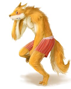 Rating: Safe Score: 0 Tags: 4:5 abs anthro athletic biceps biped black_nose blush boxers_(clothing) brown_body brown_fur canid canine claws clenched_teeth clothed clothing e621 fangs fox fur kemono looking_at_viewer male mammal multicolored_body multicolored_fur muscular muscular_anthro o-ro one_leg_up orange_body orange_fur pecs raised_leg red_eyes simple_background solo standing tail teeth toe_claws topless two_tone_body two_tone_fur underwear white_background white_body white_fur User: bunchy7s
