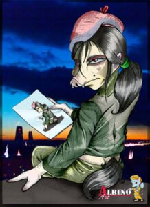 Rating: Safe Score: 0 Tags: albinoart clothing demon disappointed e621 hat headgear headwear looking_at_viewer male red_eyes solo tattoo User: bunchy7s