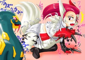 Rating: Safe Score: 0 Tags: 2007 ambiguous_gender boots bottomwear claw_growth claws clothing duo e621 edmol fangs female feral feral_transformation finger_claws fingers footwear fur fur_growth generation_3_pokemon gloves gradient_background growth hair handwear human human_to_feral japanese_text jessie_(team_rocket) light_body light_skin mammal markings mid_transformation nintendo pants pink_background pink_hair pink_sclera pokemon pokemon_(species) red_body red_fur red_hair red_markings reptile scalie seviper shirt shoes simple_background snake species_transformation tail tail_burst teal_body team_rocket teeth text topwear torn_clothing transformation translation_request white_body white_fur zangoose User: bunchy7s