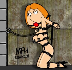 Rating: Explicit Score: 0 Tags: arms_behind_head ball_gag bondage bound bound_ankles bound_legs bound_wrists breast_bondage breasts busty collar family_guy female female_only femsub gag gagged helpless high_heels human kneeling leash lois_griffin mfh nipple_piercing nipples piercing red_ball_gag rope rule34 slave solo tagme tied_up User: bunchy7s