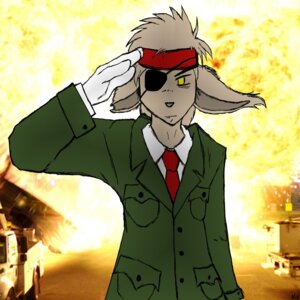 Rating: Safe Score: 0 Tags: 1:1 accessory anthro basitin brown_body brown_fur brown_hair clothed clothing colored conditional_dnp e621 eye_patch eyewear fur gesture hair keith_keiser looking_at_viewer male mammal necktie nothingissure salute solo suit tom_fischbach twokinds User: bunchy7s