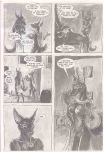 Rating: Questionable Score: 0 Tags: 2000s_(media) anthro anubian_jackal anubis_dark_desire apep_(caribou) breasts canid canine canis caribou_(artist) comic dialogue duamutef duo_focus e621 egyptian english_text female group hi_res jackal jewelry khaybat male male/female mammal monochrome muscular muscular_male necklace nipples plant sepia speech_bubble tail text traditional_media_(artwork) tree User: bunchy7s