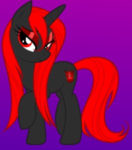 Rating: Safe Score: 0 Tags: black_body e621 equid equine female hasbro horn looking_at_viewer mammal my_little_pony mythological_creature mythological_equine mythology quadruped red_eyes solo tail unicorn unknown_artist User: bunchy7s Rating: Safe Score: 0 Tags: black_body e621 equid equine female hasbro horn looking_at_viewer mammal my_little_pony mythological_creature mythological_equine mythology quadruped red_eyes solo tail unicorn unknown_artist User: bunchy7s