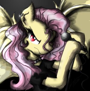 Rating: Safe Score: 0 Tags: alternative_fashion bat_pony bat_wings benprower close-up clothing collar e621 ear_piercing electronics equid fangs female flutterbat_(mlp) fluttershy_(mlp) friendship_is_magic fur goth hair hair_over_eye hasbro hybrid long_hair looking_at_viewer mammal membrane_(anatomy) membranous_wings metal microphone my_little_pony one_eye_obstructed piercing pink_hair red_eyes solo spikes teeth trad_goth wings yellow_body yellow_fur User: bunchy7s