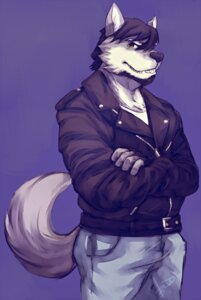 Rating: Safe Score: 0 Tags: 2011 5_fingers anthro beard biker biped black_hair black_nose boulevard brown_eyes bulge canid canine canis clothed clothing crossed_arms e621 facial_hair fingerless_gloves fingers fully_clothed fur gloves grey_body grey_fur hair handwear jacket looking_at_viewer male mammal purple_background scott_visnjic shirt short_hair simple_background smile solo standing tail topwear white_body white_fur wolf User: bunchy7s Rating: Safe Score: 0 Tags: 2011 5_fingers anthro beard biker biped black_hair black_nose boulevard brown_eyes bulge canid canine canis clothed clothing crossed_arms e621 facial_hair fingerless_gloves fingers fully_clothed fur gloves grey_body grey_fur hair handwear jacket looking_at_viewer male mammal purple_background scott_visnjic shirt short_hair simple_background smile solo standing tail topwear white_body white_fur wolf User: bunchy7s