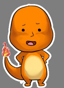 Rating: Safe Score: 0 Tags: alpha_channel ambiguous_gender charmander chibi e621 fire flaming_tail full-length_portrait generation_1_pokemon glasspanda humor looking_at_viewer low_res nintendo orange_body orange_skin pokemon pokemon_(species) portrait reptile scalie simple_background solo tail third-party_edit transparent_background unknown_artist what User: bunchy7s