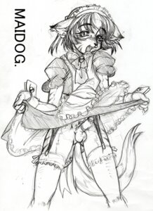 Rating: Explicit Score: 0 Tags: anthro bottomwear canid canine canis clothed clothing crossdressing domestic_dog e621 erection felid femboy genitals graphite_(artwork) greyscale legwear maid_uniform male mammal monochrome penis simple_background skirt solo stockings straps tail traditional_media_(artwork) uniform unknown_artist white_background User: bunchy7s