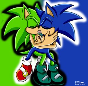 Rating: Questionable Score: 0 Tags: 2boys anthro archie_comics artist_name artist_signature big_eyes big_head blue_background blue_body blue_fur boots clothing copyright copyright_name copyright_notice duo e621 eulipotyphlan evil_twin footwear fur furry gay green_background green_body hedgehog kissing male male/male male_only mammal mostly_nude riku_(artist) rule34 scar scourge_the_hedgehog sega shoes side_view simple_background sonic_(series) sonic_the_hedgehog sonic_the_hedgehog_(archie) sonic_the_hedgehog_(comics) sonic_the_hedgehog_(series) toony yaoi User: bunchy7s