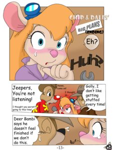 Rating: Explicit Score: 0 Tags: anthro chip chip_'n_dale_rescue_rangers chipmunk comic dale disney female gadget_hackwrench mouse rodent rule34 squirrel User: bunchy7s